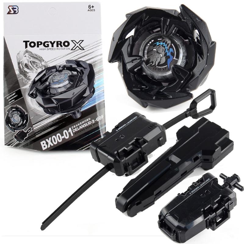 [NEW] Limited Edition Beyblade X BX-01 Dran Sword Black Beyblade Xtreme with LED Grip Launcher