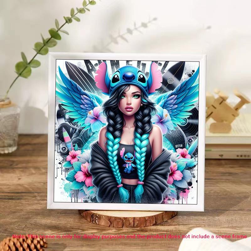 Cartoon Pattern DIY Diamond Arts Colorful Painting Kit without Frame, DIY 5D Diamond Arts Colorful Painting Kit, Wall Art Decor for Home