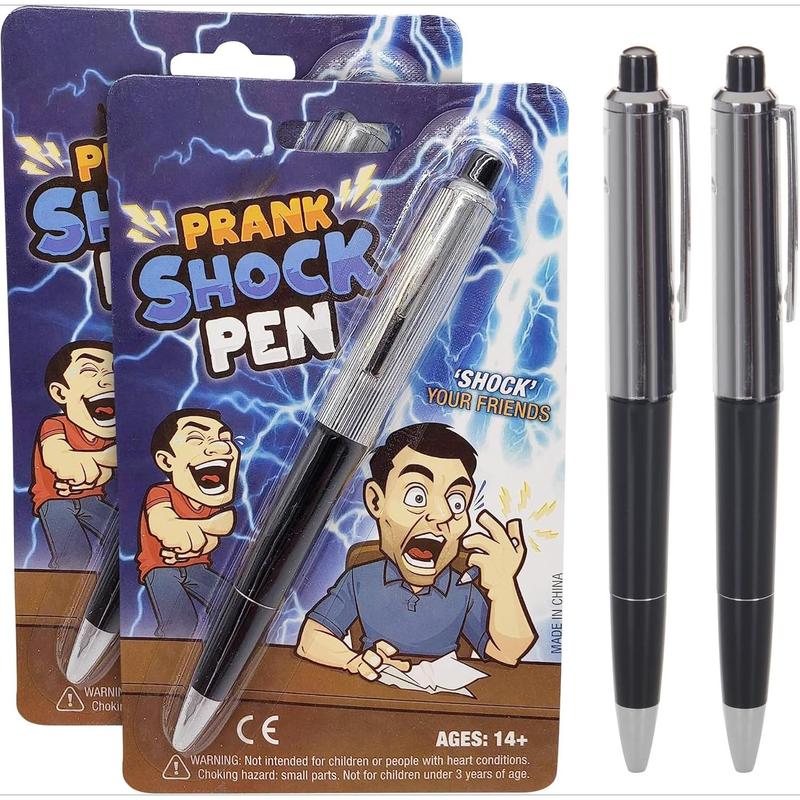 The Ultimate Electric Pen Prank - Practical Joke Toy - Hilarious Shock Pen Prank - Shockingly Fun Gag Gift for Friends and Family (2-Pack)