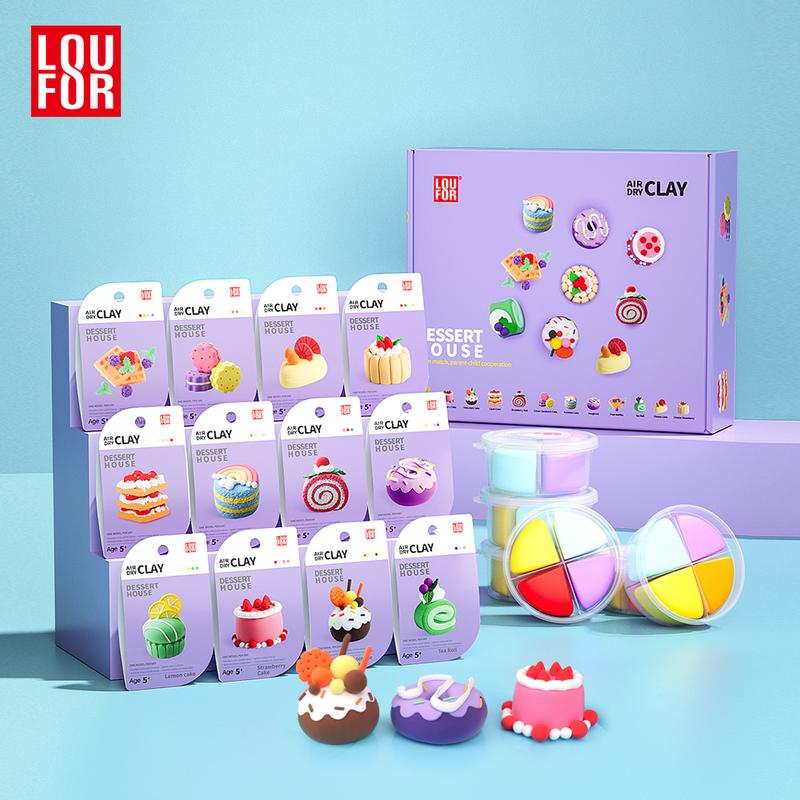 Air Dry Clay Kit for Kids Merry Christmas -12 boxes DIY  Easy to use,Modeling Clay for  with Accessories, Tools and Tutorials,Gift for Girls Boys