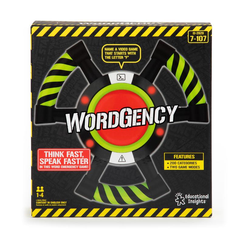 Educational Insights Wordgency, Ages 7+ Competitive and cooperative game modes