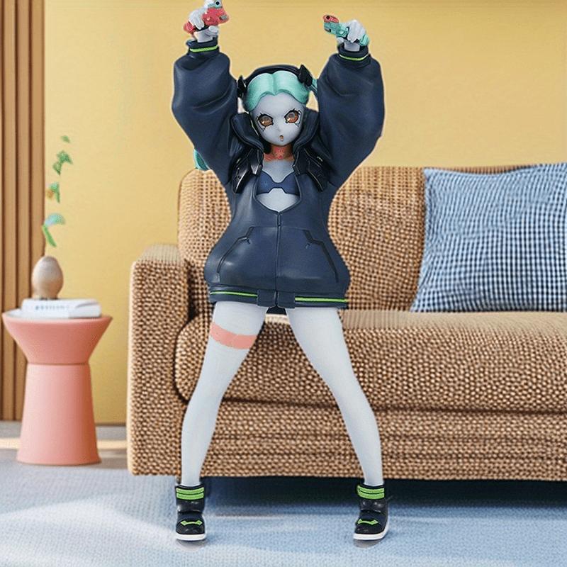 Blue PVC Anime Collectible Figurine - 6.69inch Perfect for Car & Home Decor Unique Gift for Anime Fans