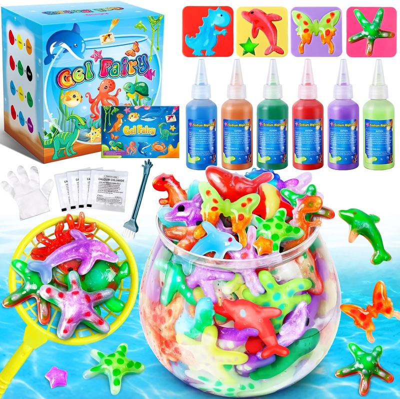 CHRISTMAS GIFT  6 Colors Water DIY Gel Fairy Water Auqa Makes Spirites Elf DIY Fairy Toys Handmade Soft Figures Crafts Gift for Boys and Girls Birthday Christmas