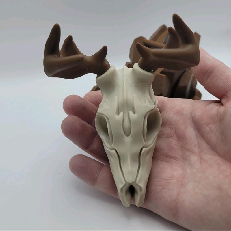 Deer Skull Dice Tower - Tabletop Accessory - Display Sculpt - DND Figure