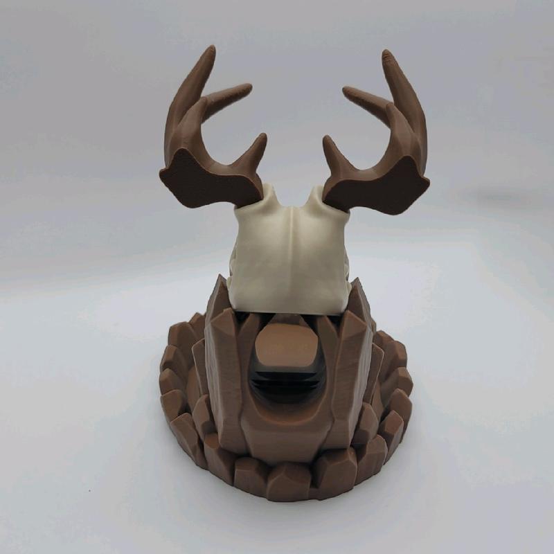 Deer Skull Dice Tower - Tabletop Accessory - Display Sculpt - DND Figure