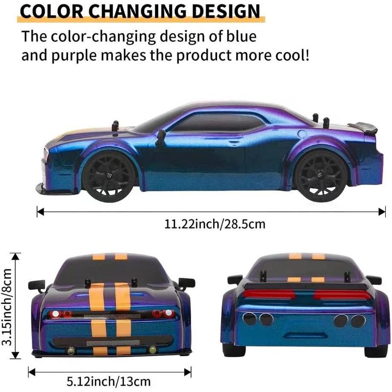 RC Drift Car, 1:14 Remote Control Car 4WD Drift RC Cars Vehicle 28km h High Speed Racing RC Drifting Car Gifts Toy for Boys Kids