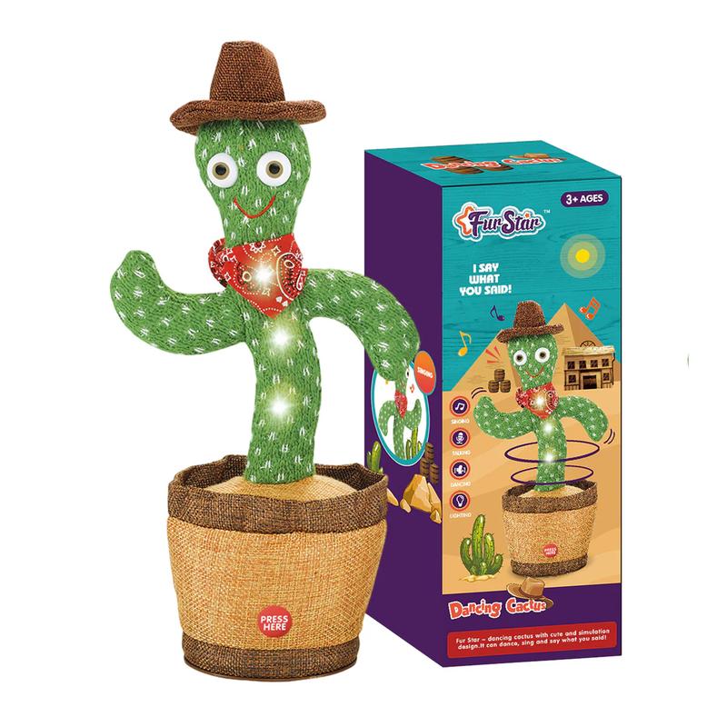 120 Songs Electric Dancing Cactus Toy