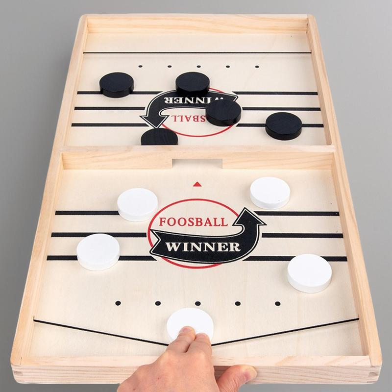 Summer Wooden Air Hockey Game Table Toys for Adults, Indoor Multiplayer Board Toy Game, Family Hockey Game Toys, Interactive Game Toy for Party, Chess Game, Fall Gift, Birthday Gifts, Christmas Gift