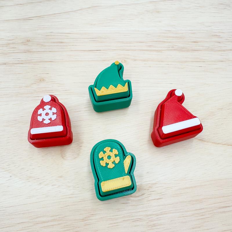 Christmas Clickies - 4 pack holiday designs