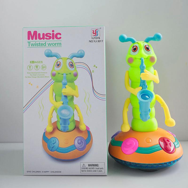 Crawling Toy Dancing Toy with Light and Music Caterpillar Toys  Gift For Christmas Birthday