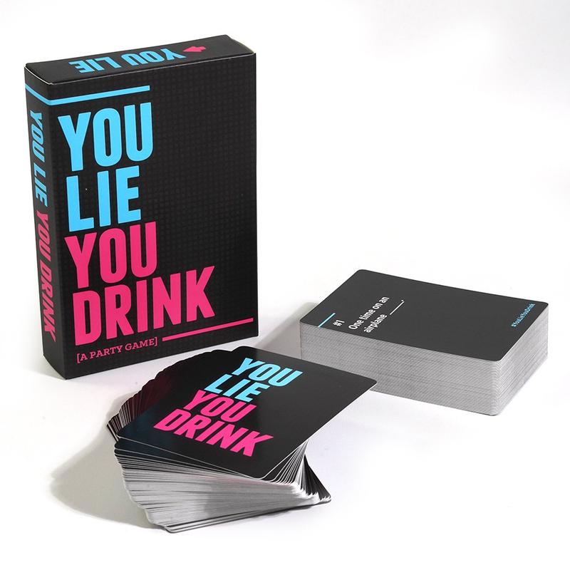 You Lie You Dr1nk, Dr1nking Game For Friends Parties, Truth Or Dare Game, Fun Party Game for College, Card Game 150 Cards