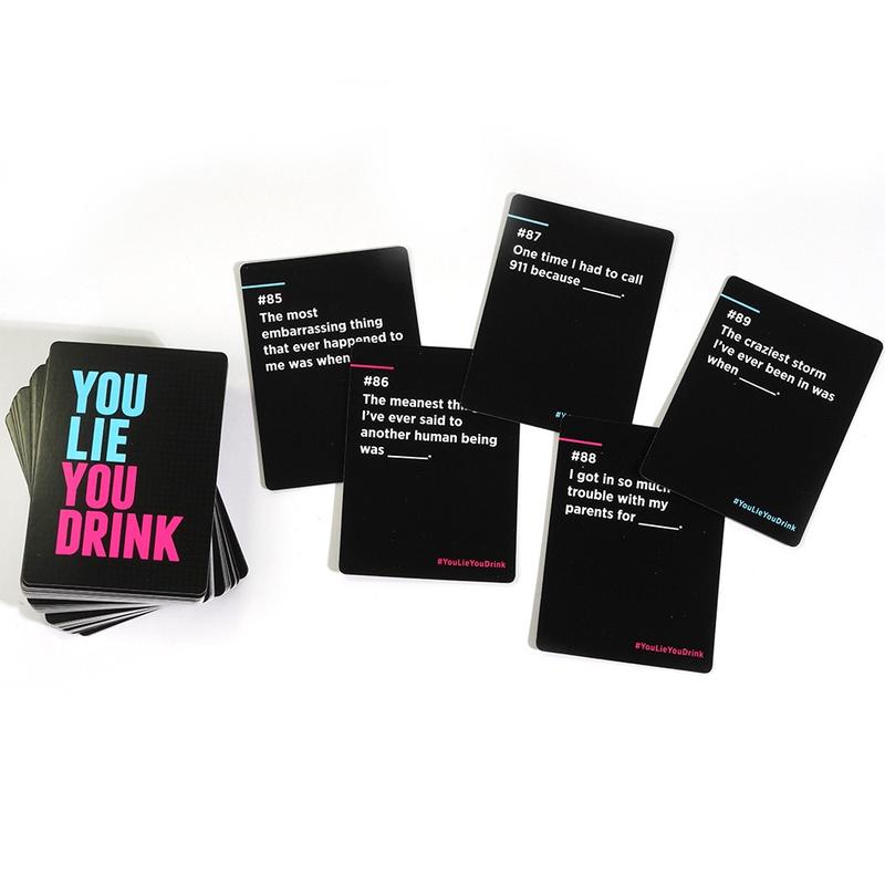 You Lie You Dr1nk, Dr1nking Game For Friends Parties, Truth Or Dare Game, Fun Party Game for College, Card Game 150 Cards