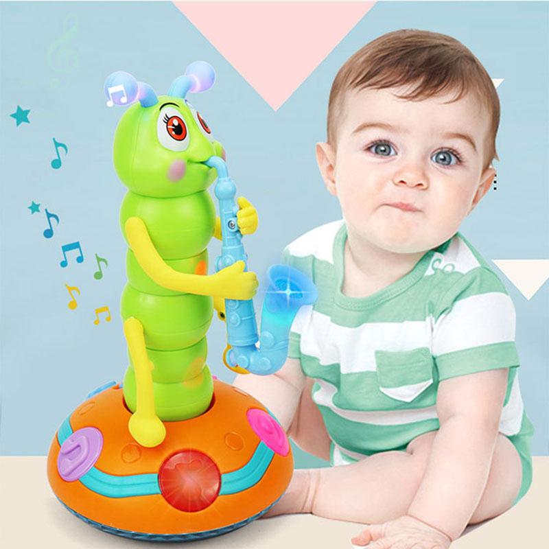 Crawling Toy Dancing Toy with Light and Music Caterpillar Toys  Gift For Christmas Birthday