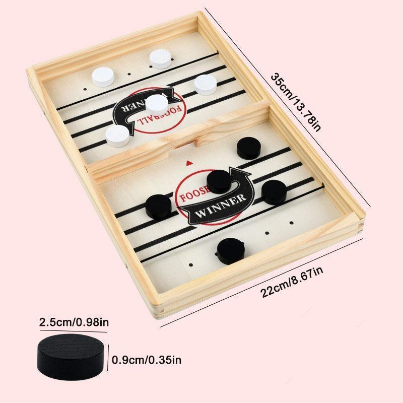 Summer Wooden Air Hockey Game Table Toys for Adults, Indoor Multiplayer Board Toy Game, Family Hockey Game Toys, Interactive Game Toy for Party, Chess Game, Fall Gift, Birthday Gifts, Christmas Gift