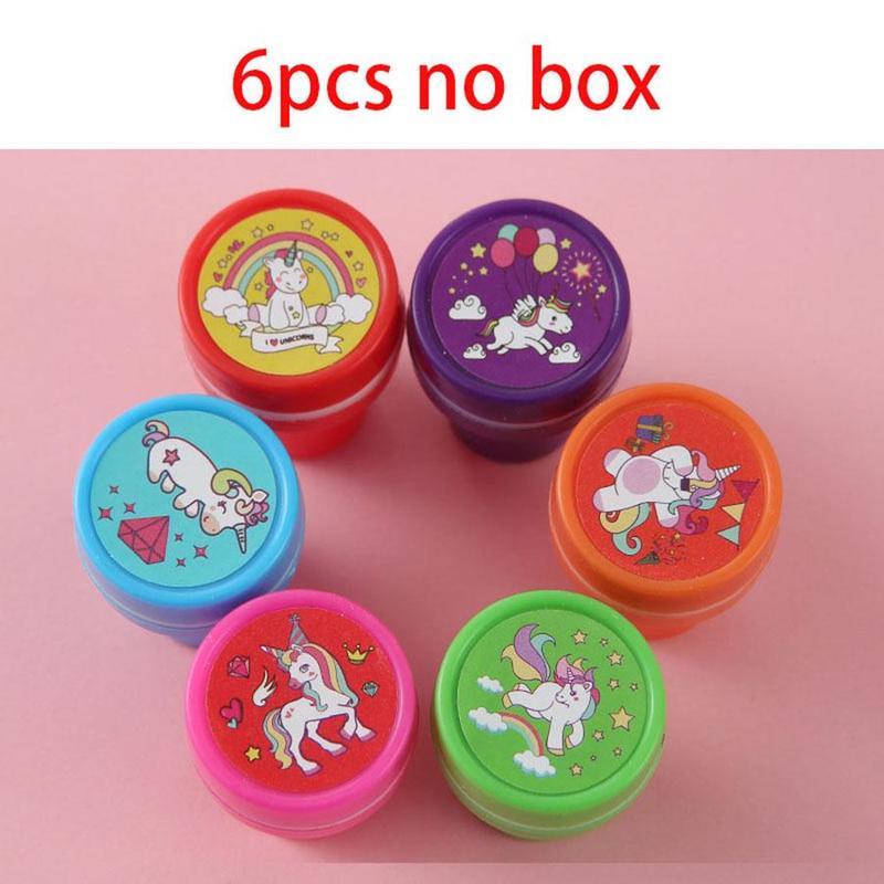 Cartoon Unicorn Pattern Stamp (1 Set), Self-Inking Stamp, DIY Scrapbooking & Stamping Supplies For Teenager & Adults