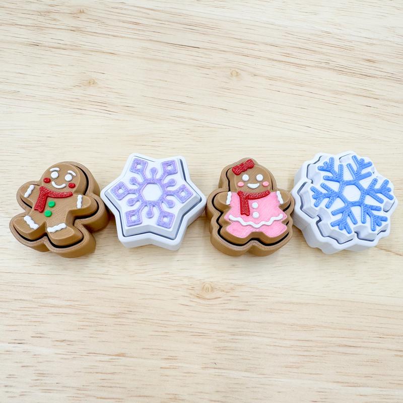 Christmas Clickies - 4 pack holiday designs