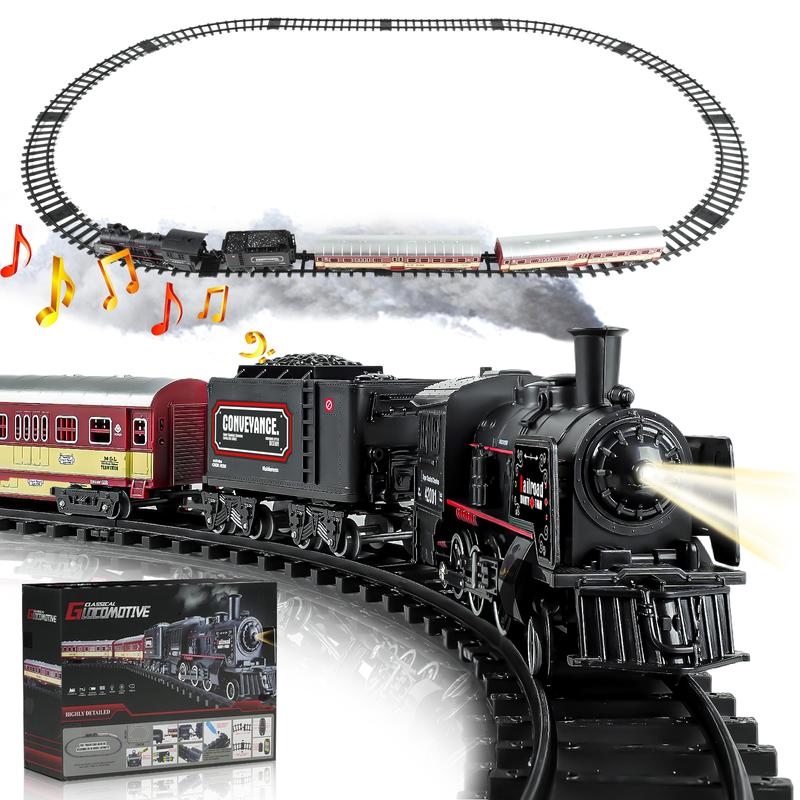 Christmas Train Set - Electric Trains Cars & Tracks, Sounds & Lights,Christmas Gift