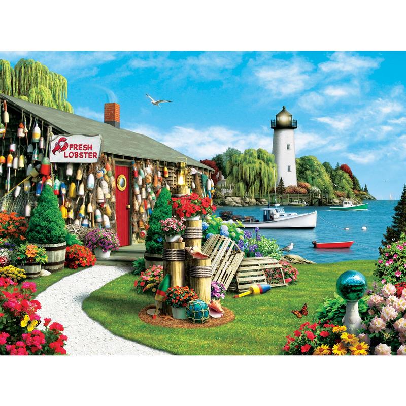 MasterPieces - Memory Lane - Lobster Bay 300 Piece EZ Grip Jigsaw Puzzle