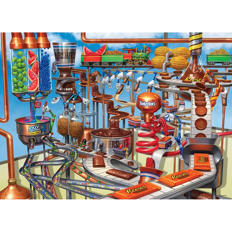 MasterPieces - Hershey's Chocolate Factory - 1000 Piece Jigsaw Puzzle