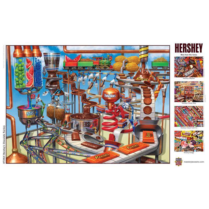 MasterPieces - Hershey's Chocolate Factory - 1000 Piece Jigsaw Puzzle