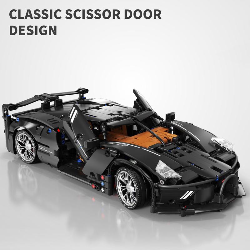 Blocks Sports Car Model, 1 Box Building Blocks Toy, Creative Blocks Building Toy, Educational Assembly Toy for Kids, Birthday Holiday Gift