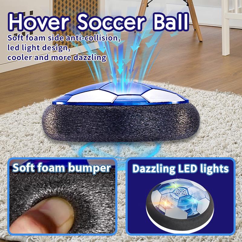 Kids Toys Christmas Stocking Stuffers Hover Soccer Ball, Rechargeable Air Soccer Indoor Fun Toys Birthday Gifts for Boys Girl Toddlers Age 3 4 5 6 7 8 Years Old year old