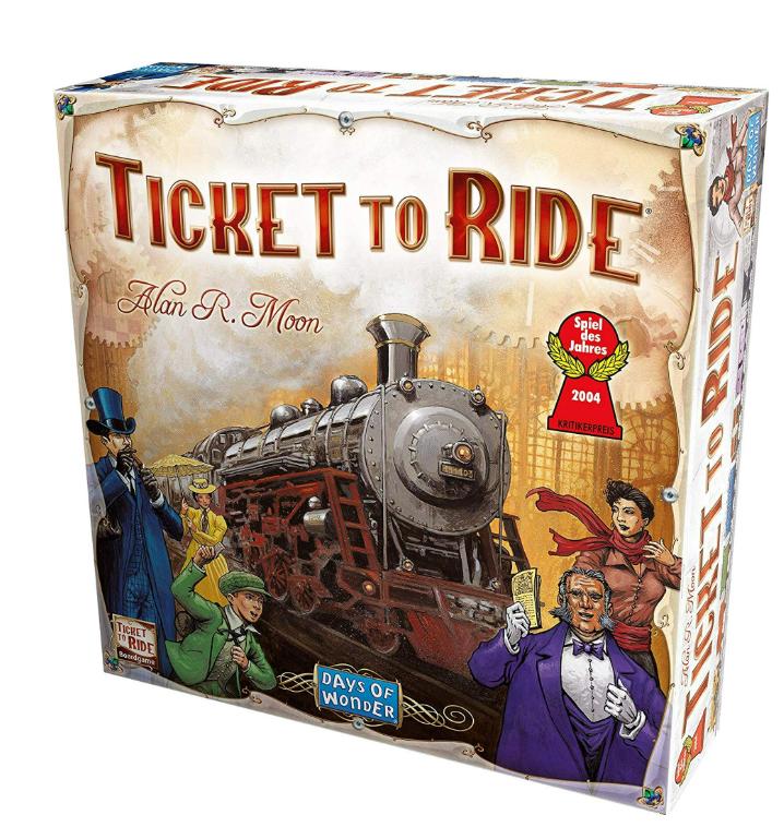 from Asmodee, Ticket To Ride Strategy Board Game for Ages 8 and up