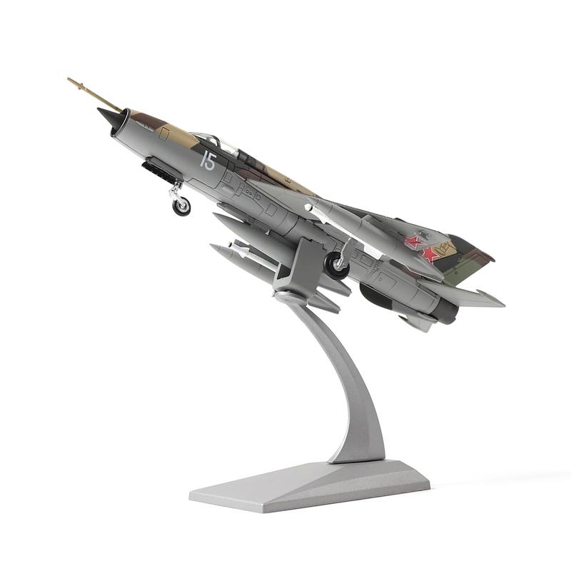 1 72 Scale MiG-21 Soviet Union Fighter Attack Diecast Military Aircraft Model Display for Display Collection or Gift