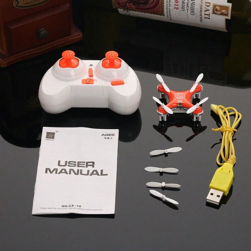 HUHU 2.4G 4CH 6-Axis Mini RC Drone Quadcopter LED Gyro Toy Aircraft With Remote Control