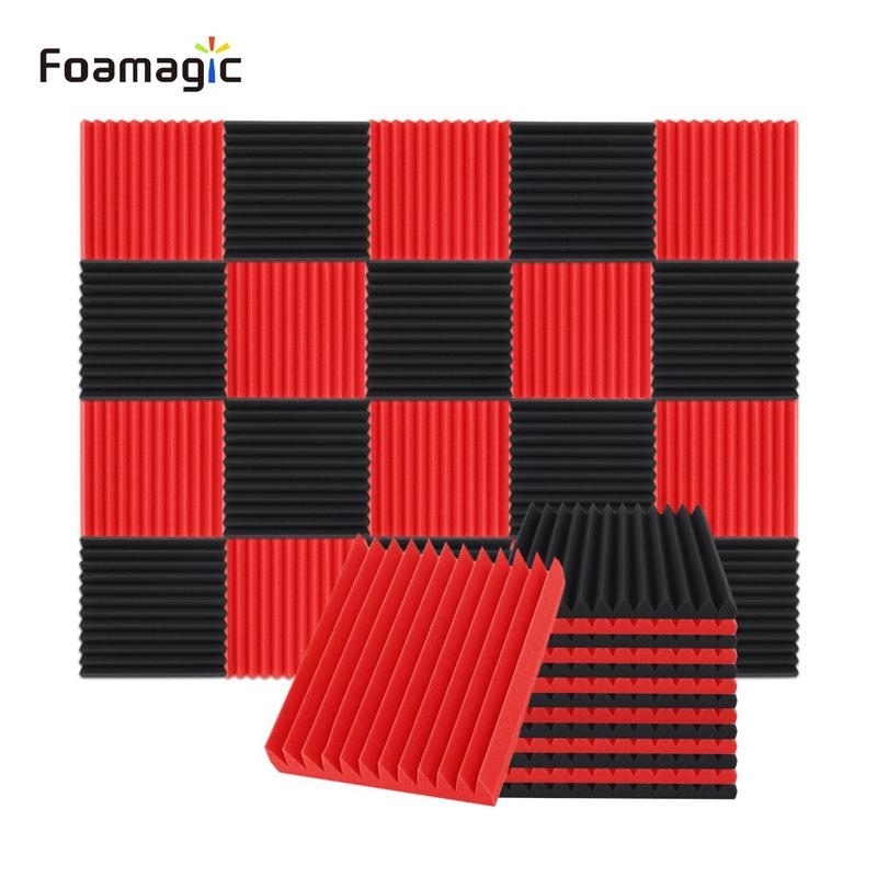 Studio Acoustic Foam Panels, Soundproof Sound Absorbing Pads, Sound Insulation Foams, High-density Noise Canceling Foam Panels, Music Studio Accessories