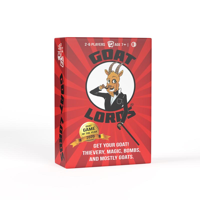 Goat Lords - Most Addicting Card Game for Adults, Teens, Kids (Boy and Girl) Ages 7 and Up, Board & Card Games for Family Game Night, Great Gift Idea!