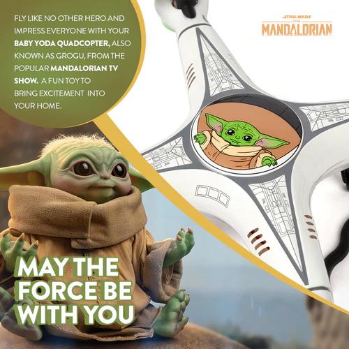 Star Wars Baby Yoda Darth Vader or Boba Fett Remote Control 2.4ghz 4.5ch Gyro Drone