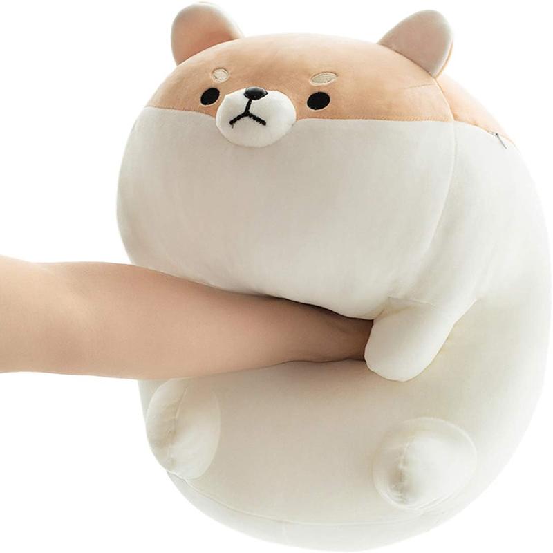 Animal Shiba Inu Plush Toy Anime Corgi Kawaii Plush Dog Soft Pillow(15.7