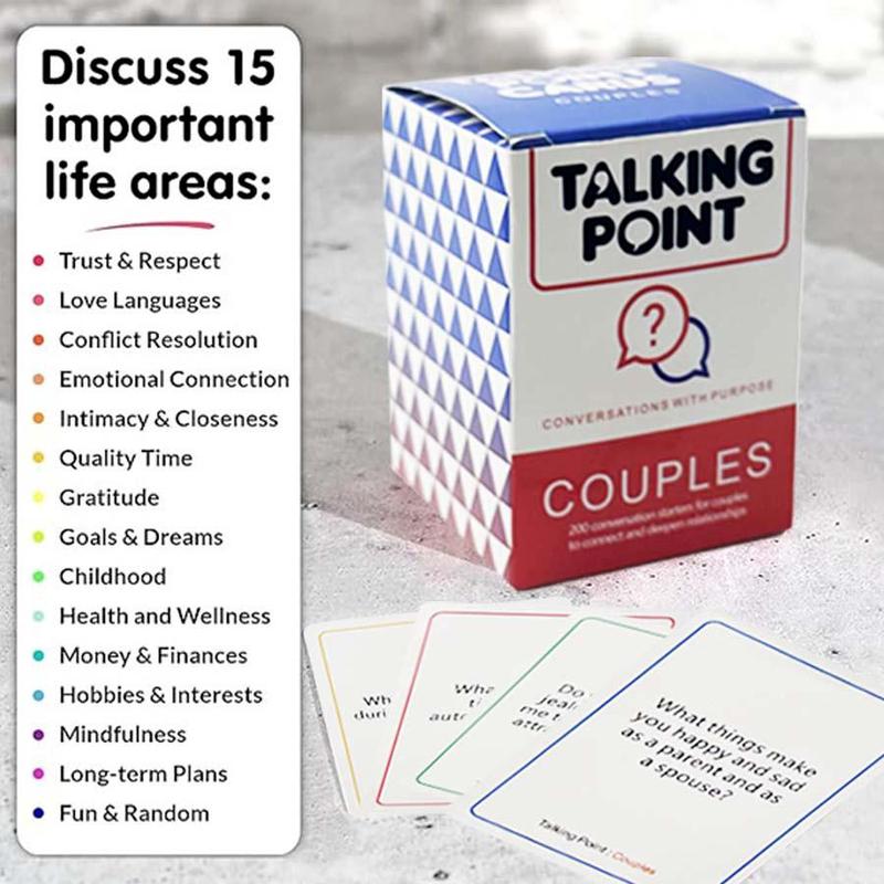 Couple Conversation Card Game, 200pcs box Adult Dating Card Game, Date Night Game To Promote Couple Bonding, Party Activities Supplies