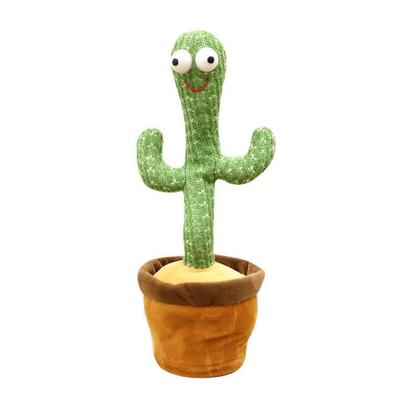 Dancing Cactus, Colorful Glowing Talking Cactus Toy, Repeating What You Say Cactus Toys Cactus Plush Eletronic Toys Funny Creative Toy,dog toys plain universal