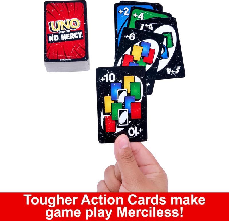 NEW Mattel's UNo Show 'em No Mercy Card Game-Fast Shipping -TikTok