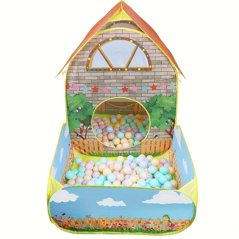 Children's Tent Garden Villa Boys And Girls Indoor And Outdoor Games Dollhouse Ocean Ball Pool Large Space Collapsible Portable Tent Hut Halloween Christmas Gift