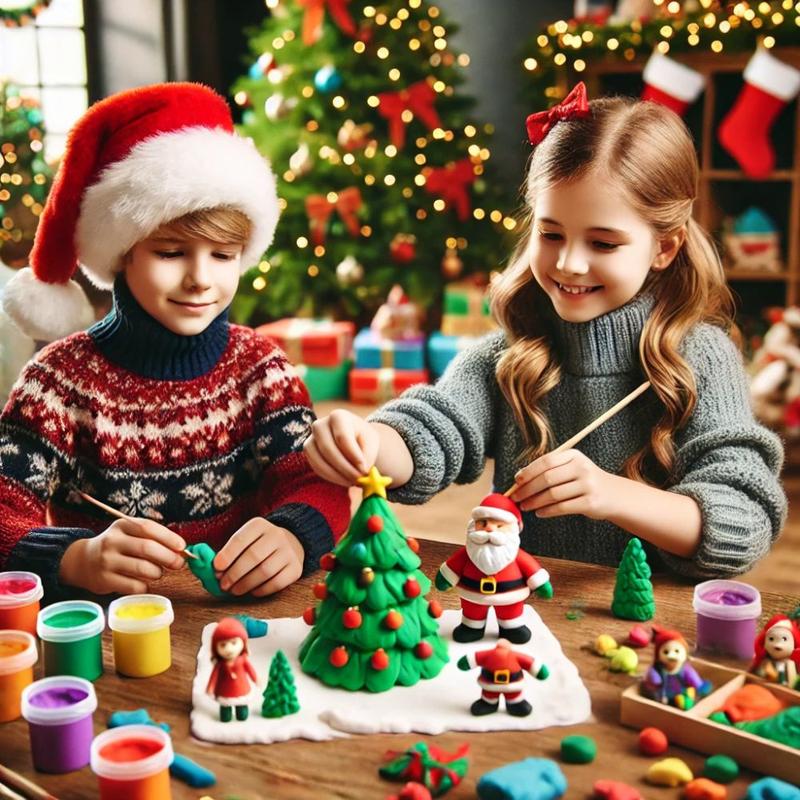 24 Color Air Dry Clay Set for Kids - Creative DIY Projects - Perfect Christmas Gift for Boys & Girls