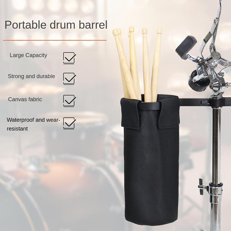 Drumstick Storage Bag, Portable Drumstick Pouch, Drumstick Case for Practice, Performance and Music Lover