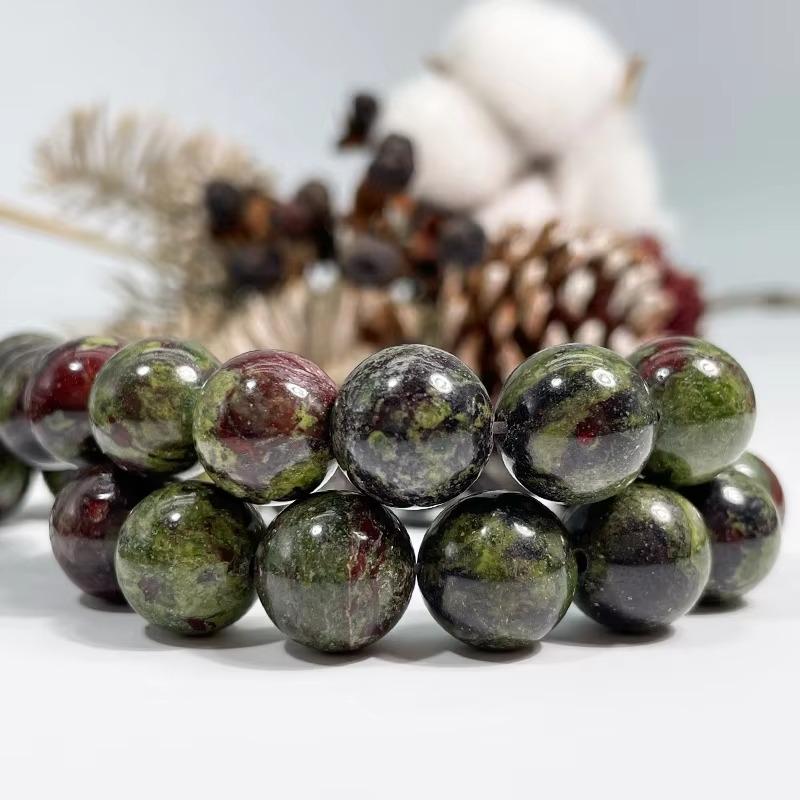 Natural Dragon Blood Jasper  Gemstone Smooth Round Loose Beads For DIY Jewelry Making Desig Handmade Crafts Bracelet, Necklace, Earrings AAA Quality 15.5 Inches Long, Semi Precious Stone, Spacer beads