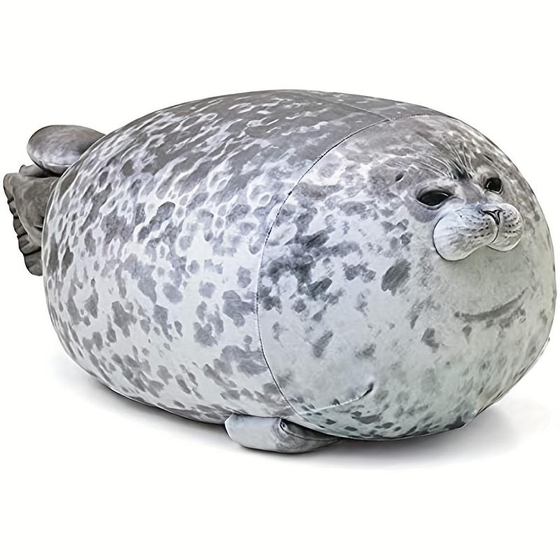 Seal Plush Toys, Chubby Seal Plush Toy, Soft Plush Pillow, Cute Home Decoration, Perfect for Halloween and Christmas Gifts, F seal plush seal plush