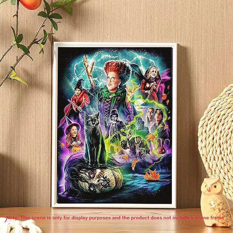 Cartoon Character Pattern DIY Diamond Arts Colorful Painting Kit without Frame, DIY 5D Diamond Arts Painting Kit, Wall Art Decor for Home Bedroom