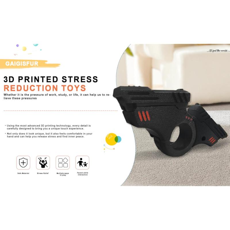 [NEW] Stress Relief Toys, New Fidget Slider, 3D Printed Fidegt Slider Toys, 4 Ways to Play with Stress Relief，Suitable for Sufferers of Autism, Anxiety Disorders