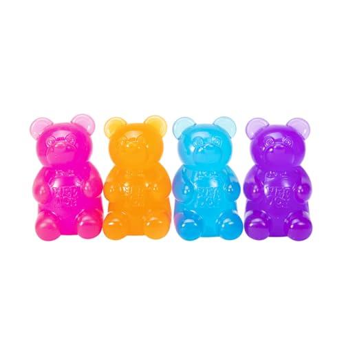 Schylling NeeDoh Gummy Bear - Sensory Fidget Toy with Jelly-Like Filling - 3.5