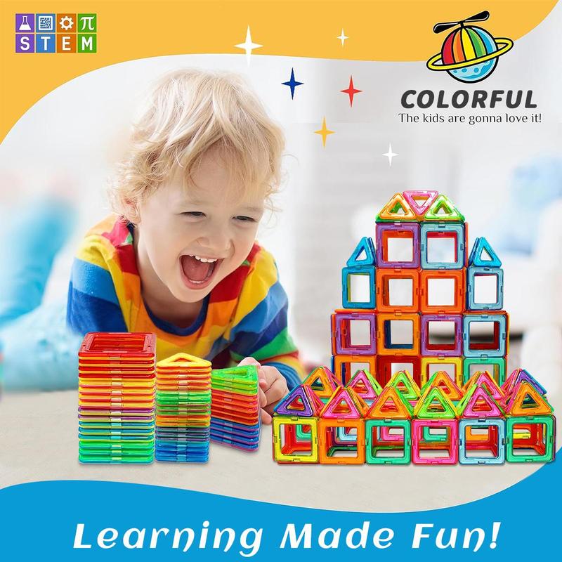 Random Color Tiles Building Blocks, 40pcs 80pcs Colorful Creative Constructor Set Toys, Sensory Montessori Toys, Educational Toys for Birthday Gifts, Christmas Gift