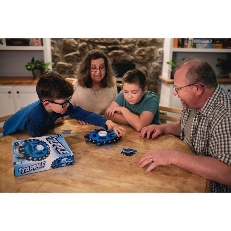 Tapple Fast Paced Word Game with 144 Categories & Wheel - Game Nights Toy for Kids and Adults, Battery Operated