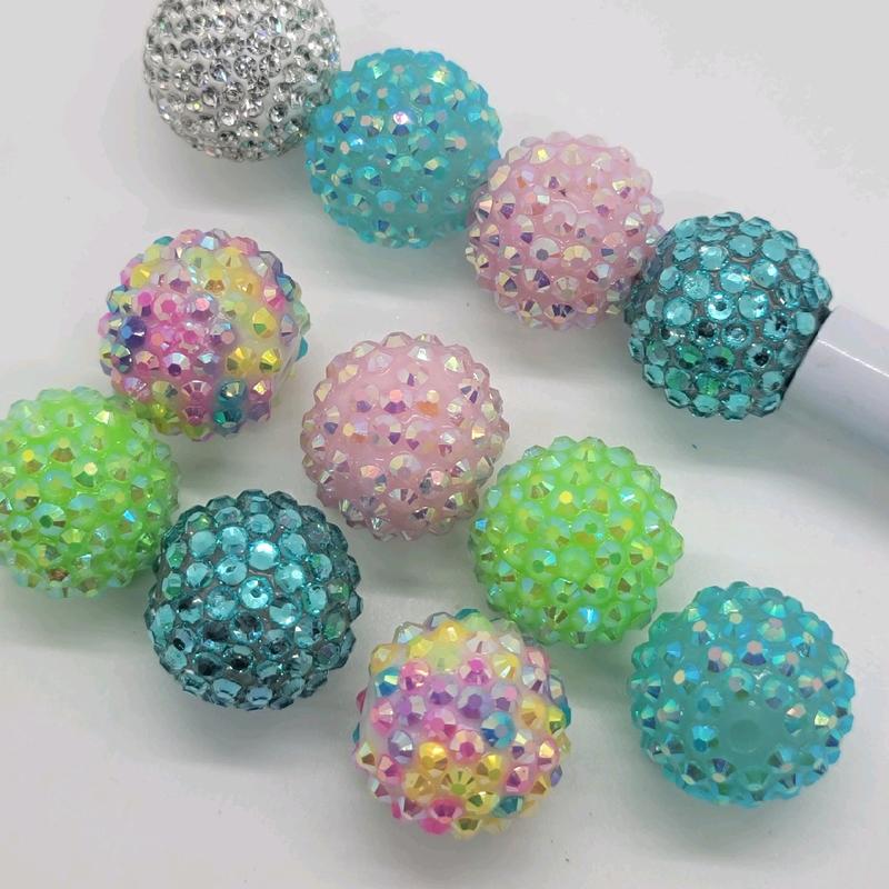 Acrylic Bubble Rhinestone Beads For DIY Jewelry Making Fun Projects