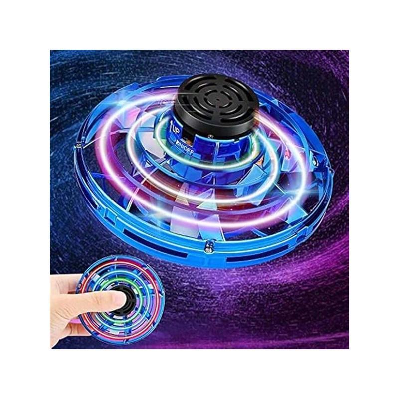 UFO Magic Flying Ball with Lights, Floating Boomerang, New Spinning Top, Toys, Gifts, Sensing Aircraft, 3 Seconds Start, USB Charging, Anti-Jam Protection, Gorgeous Lights, 360° Roll,Children's Christmas Gifts