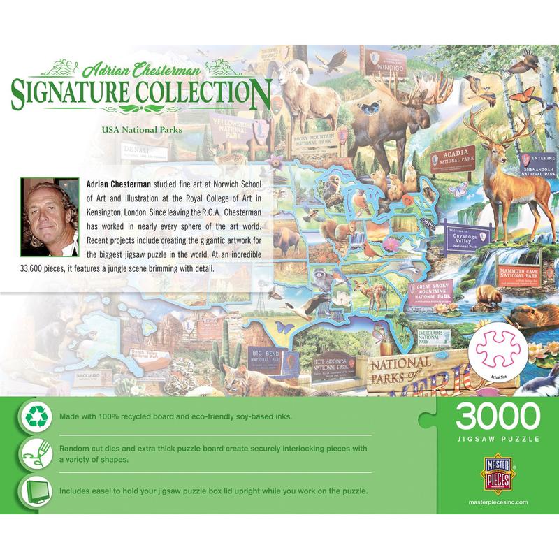 MasterPieces - Signature Collection - USA National Parks 3000 Piece Puzzle