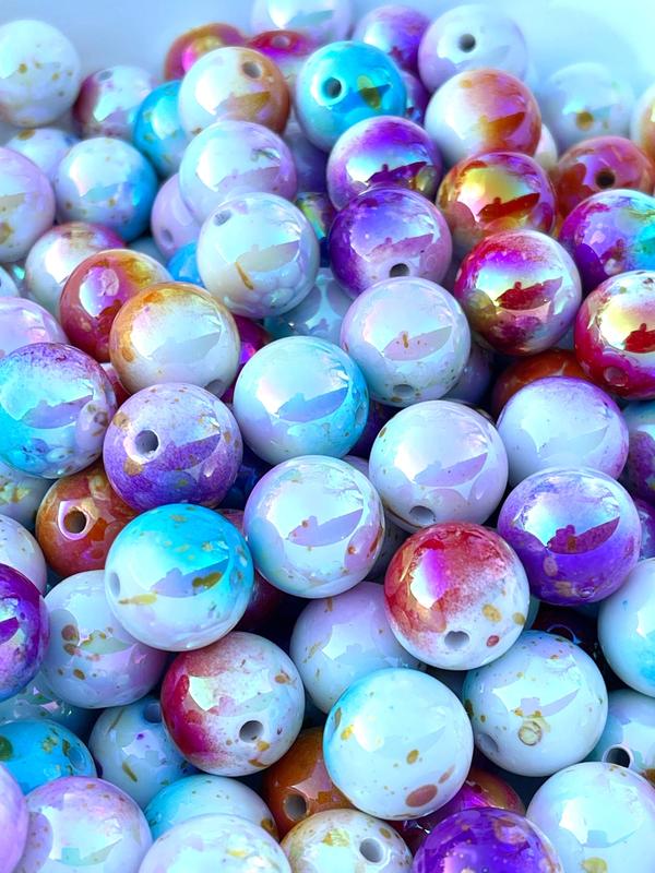 Ombre Colorful Acrylic Beads | Colorful Beads | Acrylic Beads | DIY Craft | DIY Supplies